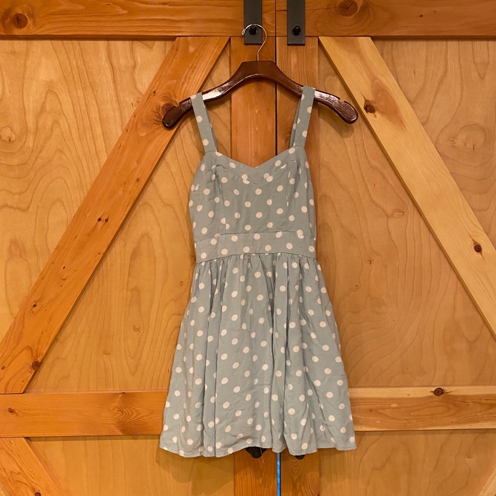 Mink Pink polka dot mini dress XS